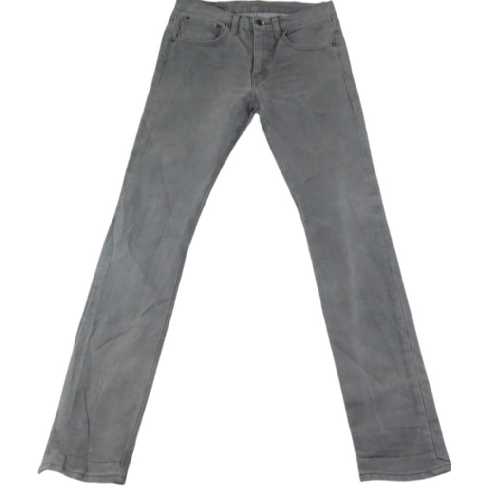 Levis Jeans Mens 32x34 Gray Skinny Fit Denim Pants Red Tab Stretch Faded Comfort